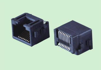 RK100-1 RJ45沉板8.6 全塑SMT