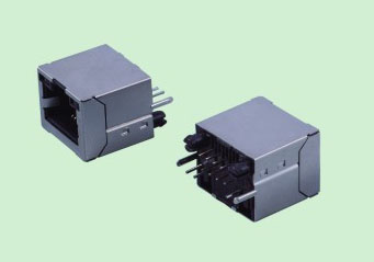 RV016-1 RJ45立式帶殼帶燈